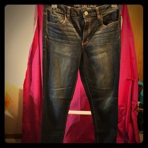 American Eagle high rise skinny
